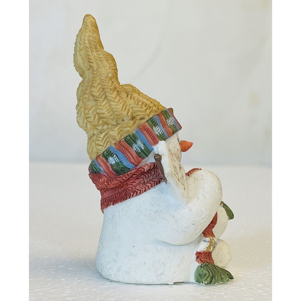 Sarah’s Attic Snowonders 6400 January Capper Snowman Dated 1998 Marked Numbered - Picture 2 of 8